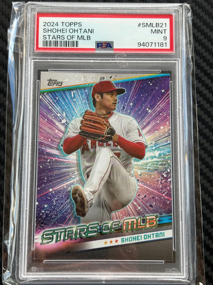2024 Topps Shohei Ohtani Card Stars of MLB - Graded PSA 9