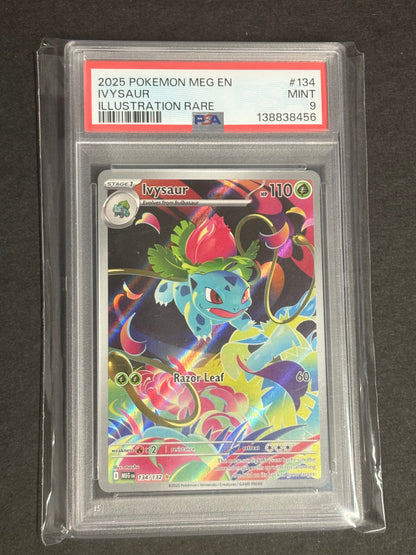 Ivysaur - 134/132 - ME01: Mega Evolution (MEG) PSA 9