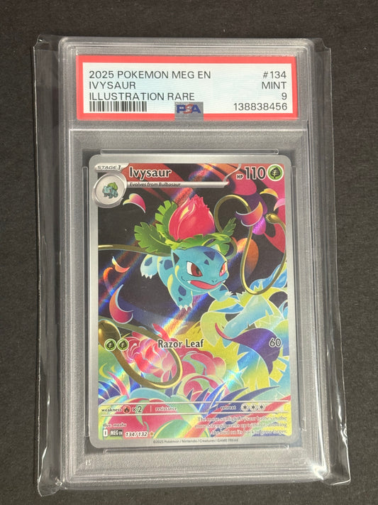 Ivysaur - 134/132 - ME01: Mega Evolution (MEG) PSA 9