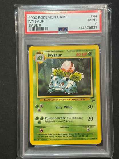 Ivysaur 044/130 Base Set 2 PSA 9