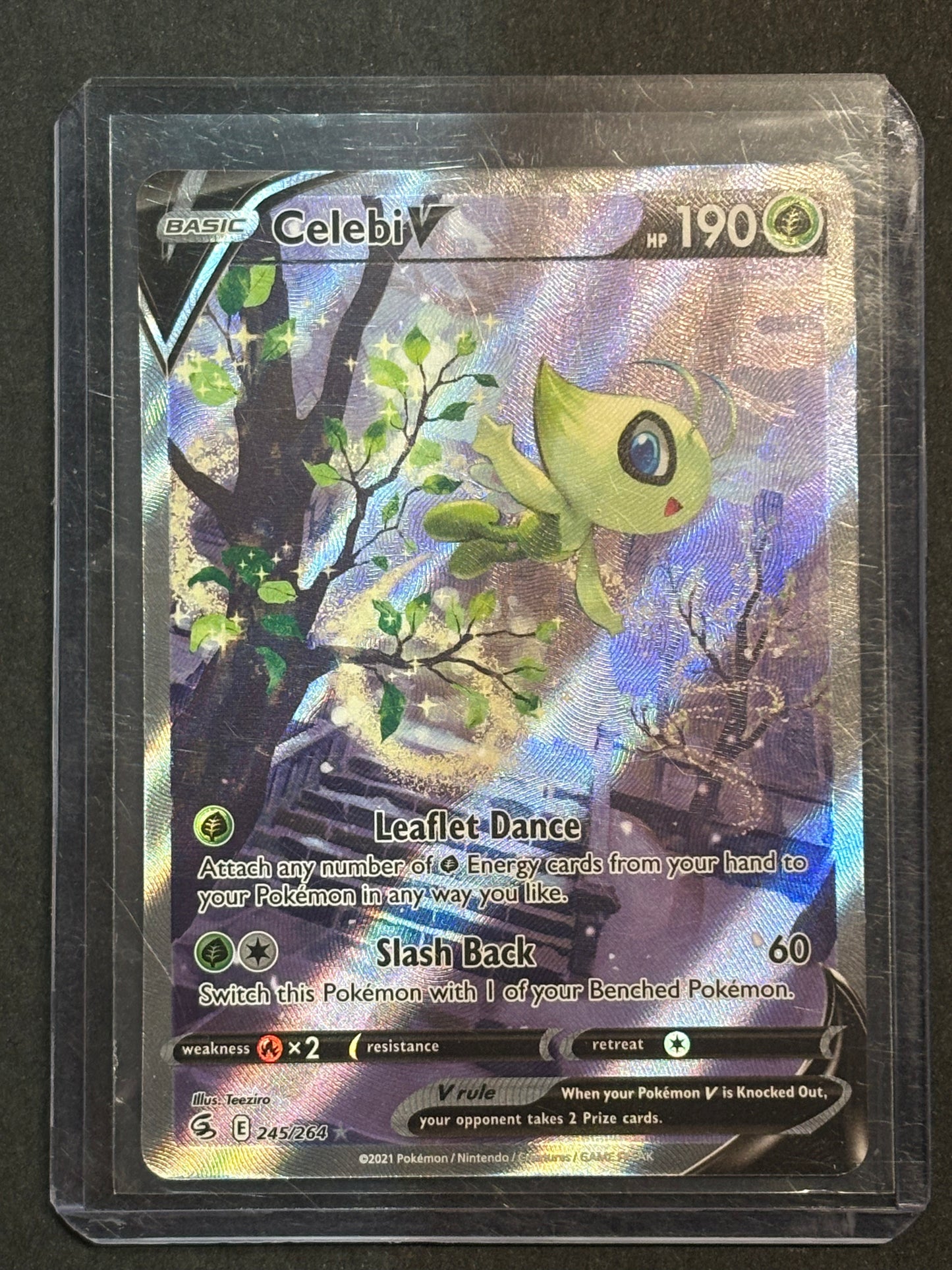 Celebi V (Alternate Full Art) - SWSH08: Fusion Strike (SWSH08)