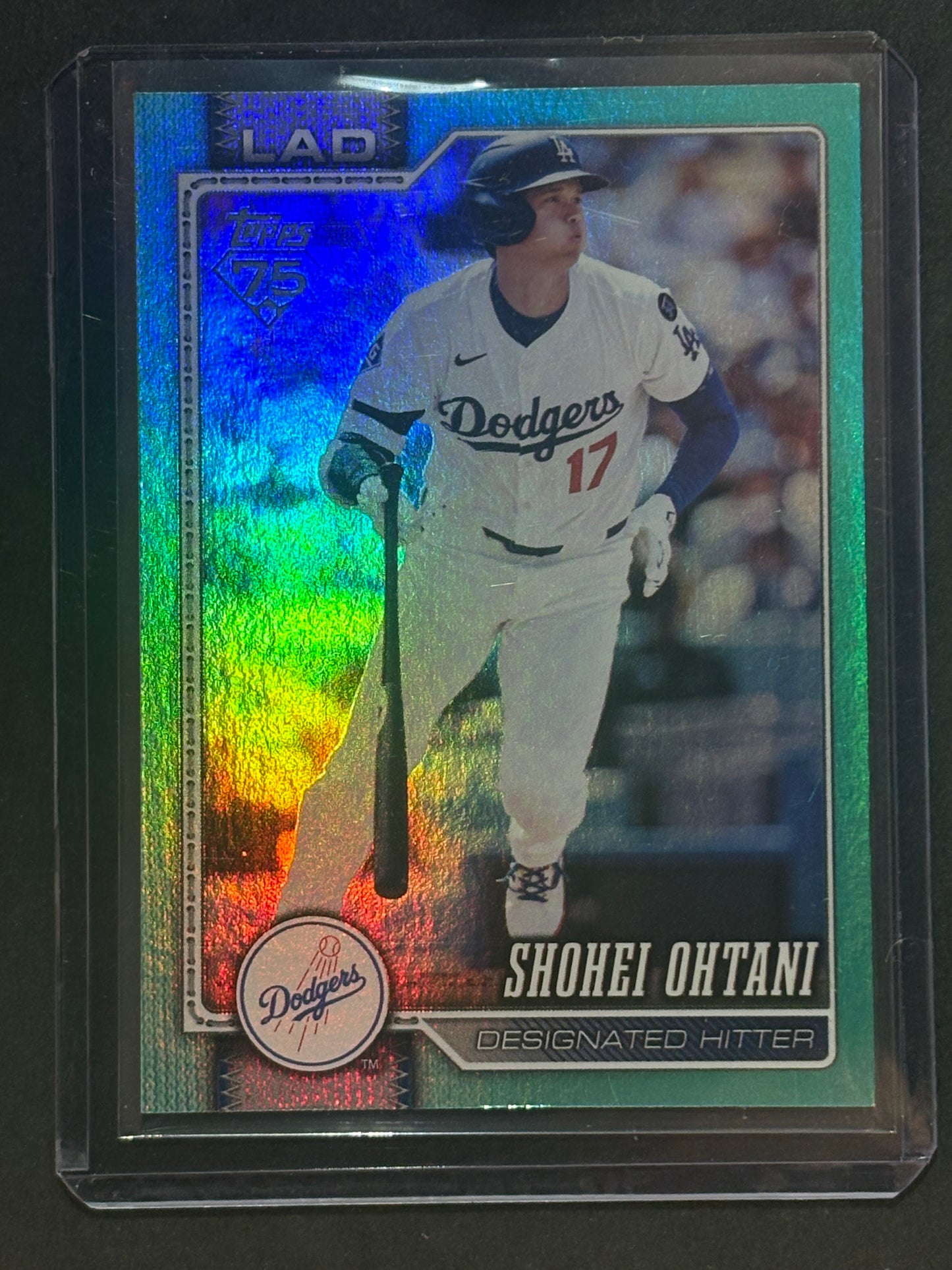 2026 Topps Series 1 Shohei Ohtani #200 Aqua Rainbow Foil