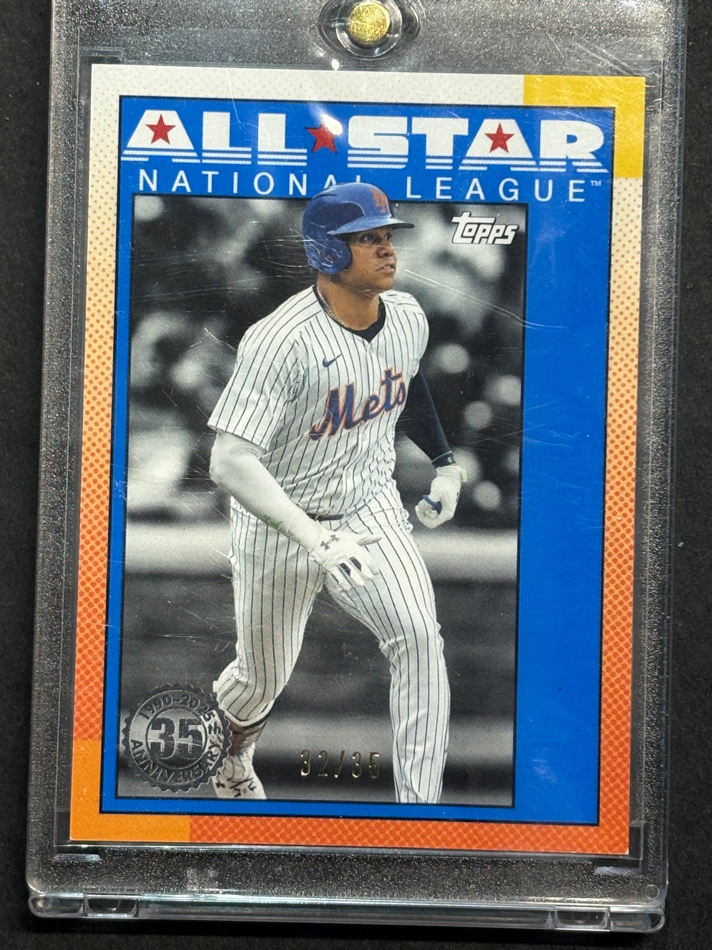 2025 Topps Series 2 Juan Soto All Star No Name Variation /35 #90AS-23
