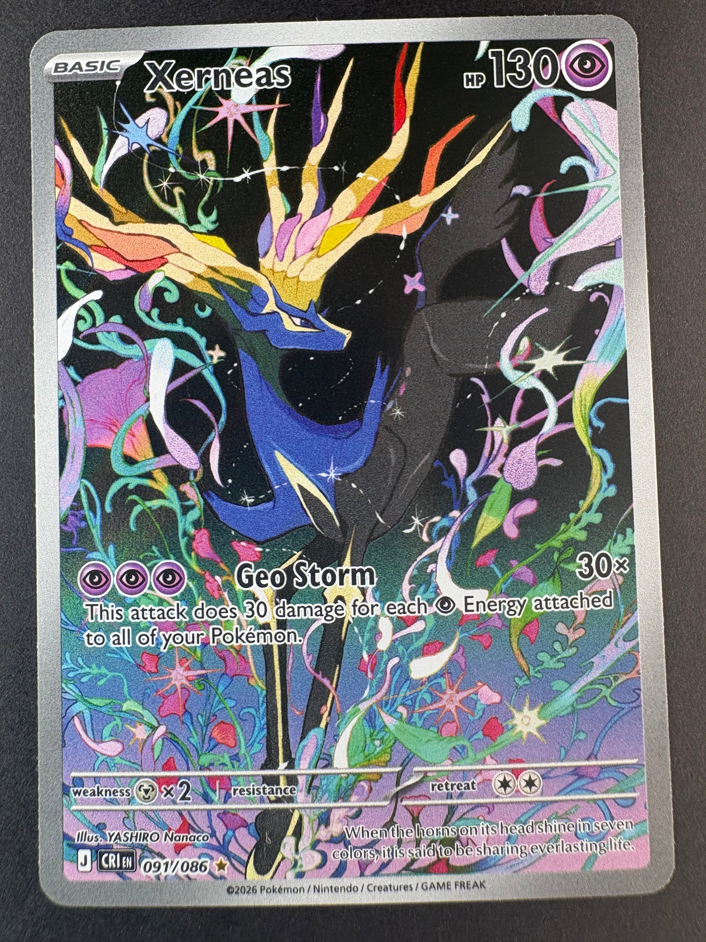 Xerneas-091/086-ME04:Chaos Rising (CRI)