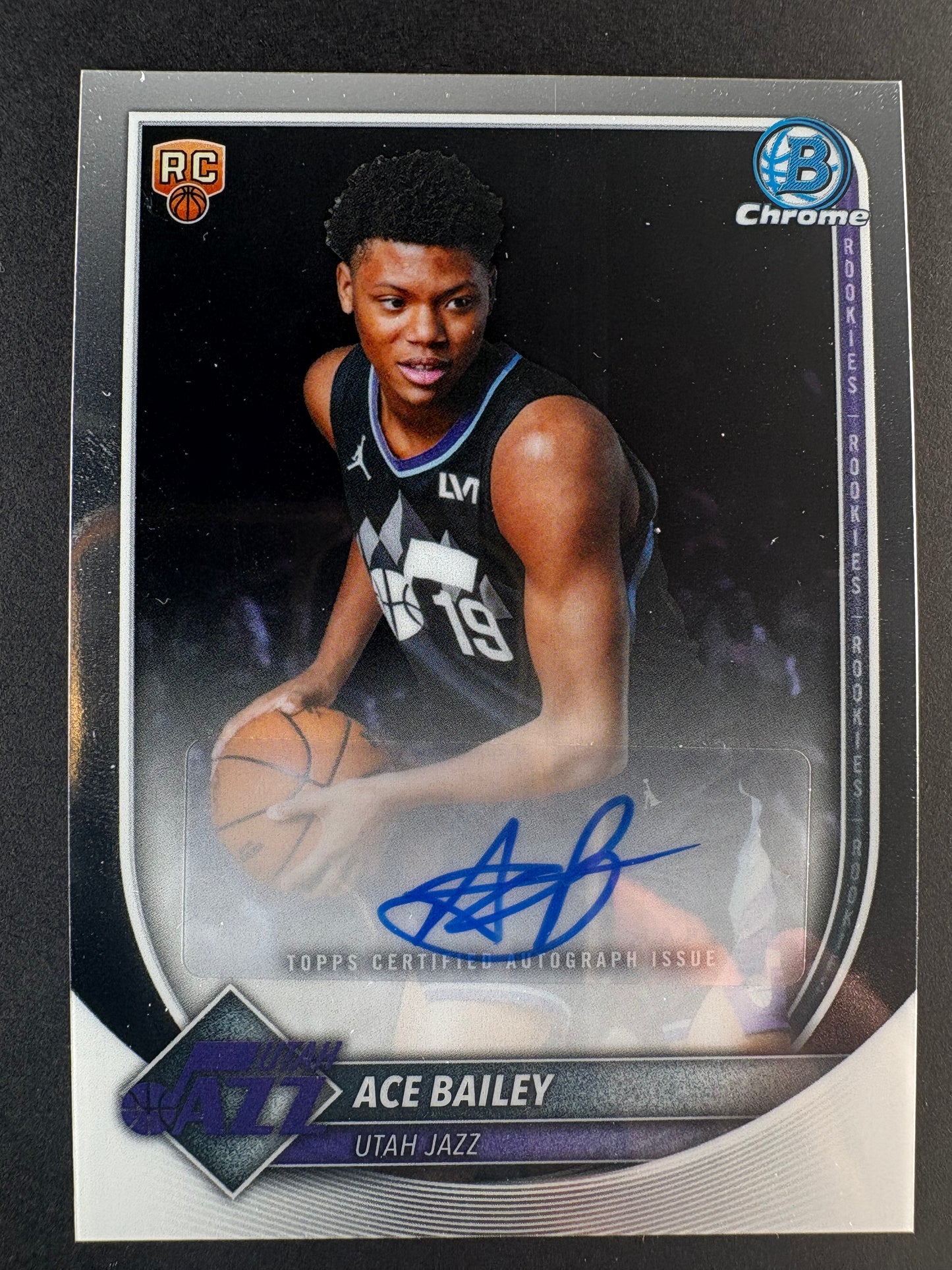 2025-26 Bowmen Chrome Ace Bailey Chrome Auto