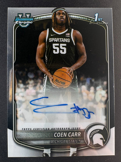 2025 26 Coen Carr Bowman Chrome auto
