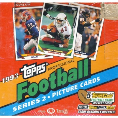 1993 Topps Football Cards Series 2 Hobby Box