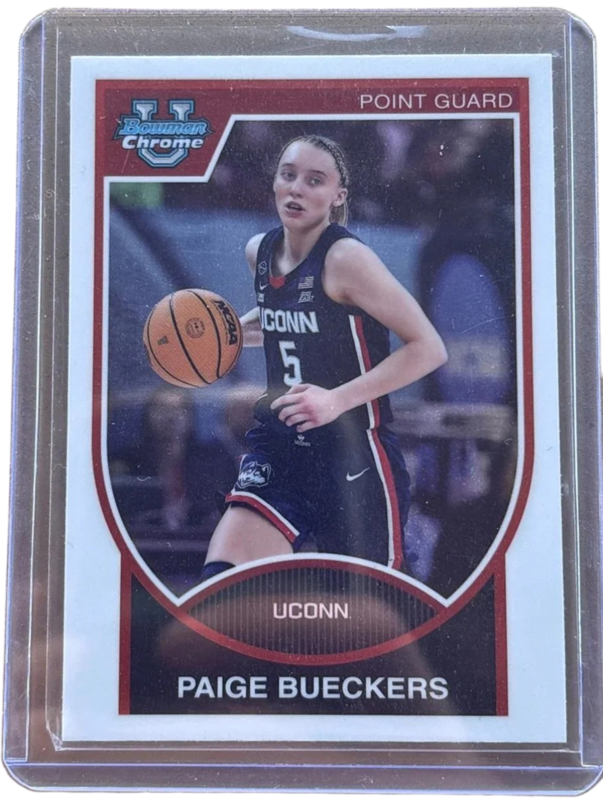Bowman 2023-24’ University Chrome Paige Bueckers #07B-23 — normalized
