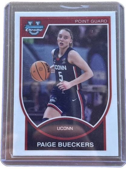 Bowman 2023-24’ University Chrome Paige Bueckers #07B-23 — normalized