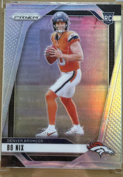 Panini 2024 Silver Prizm Bo Nix #309 RC