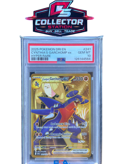 Cynthia's Garchomp ex - 241/182 - SV10: Destined Rivals (DRI) PSA 10 — normalized