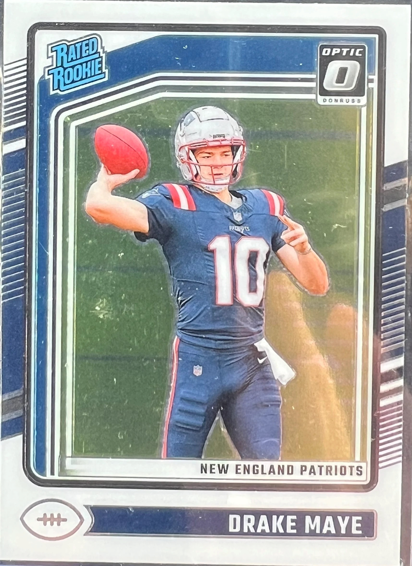 Drake Maye 2024 Panini Donruss Optic Rated Rookie #229 — normalized
