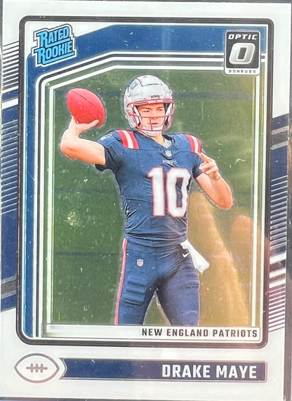 Drake Maye 2024 Panini Donruss Optic Rated Rookie #229 — normalized