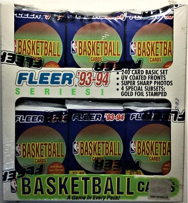 Fleer 1993-94 NBA Basketball Series 1 Sealed Box