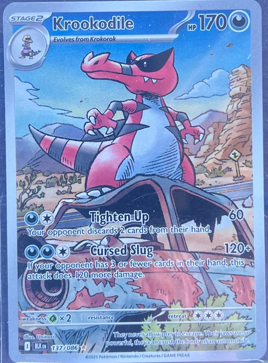 Krookodile - 137/086 - SV: Black Bolt (BLK) — normalized