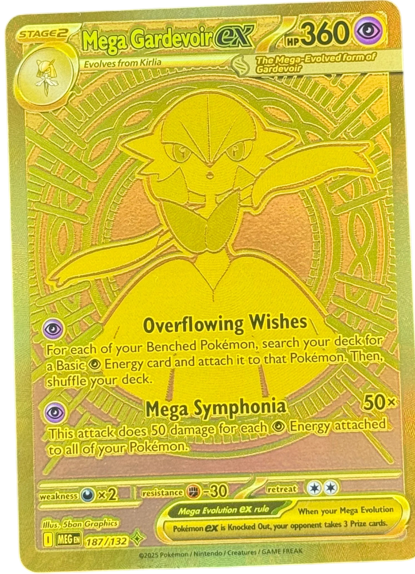Mega Gardevoir ex - 187/132 - ME01: Mega Evolution (MEG) — normalized
