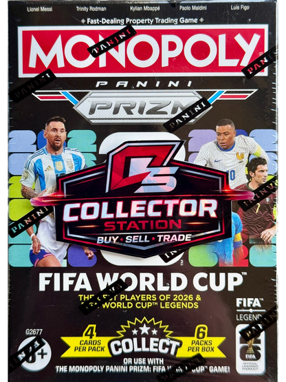 Monopoly Panini Prizm: FIFA World Cup Soccer Trading Cards Booster Box — normalized