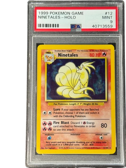 Ninetales - Base Set Unlimited PSA 9 — normalized