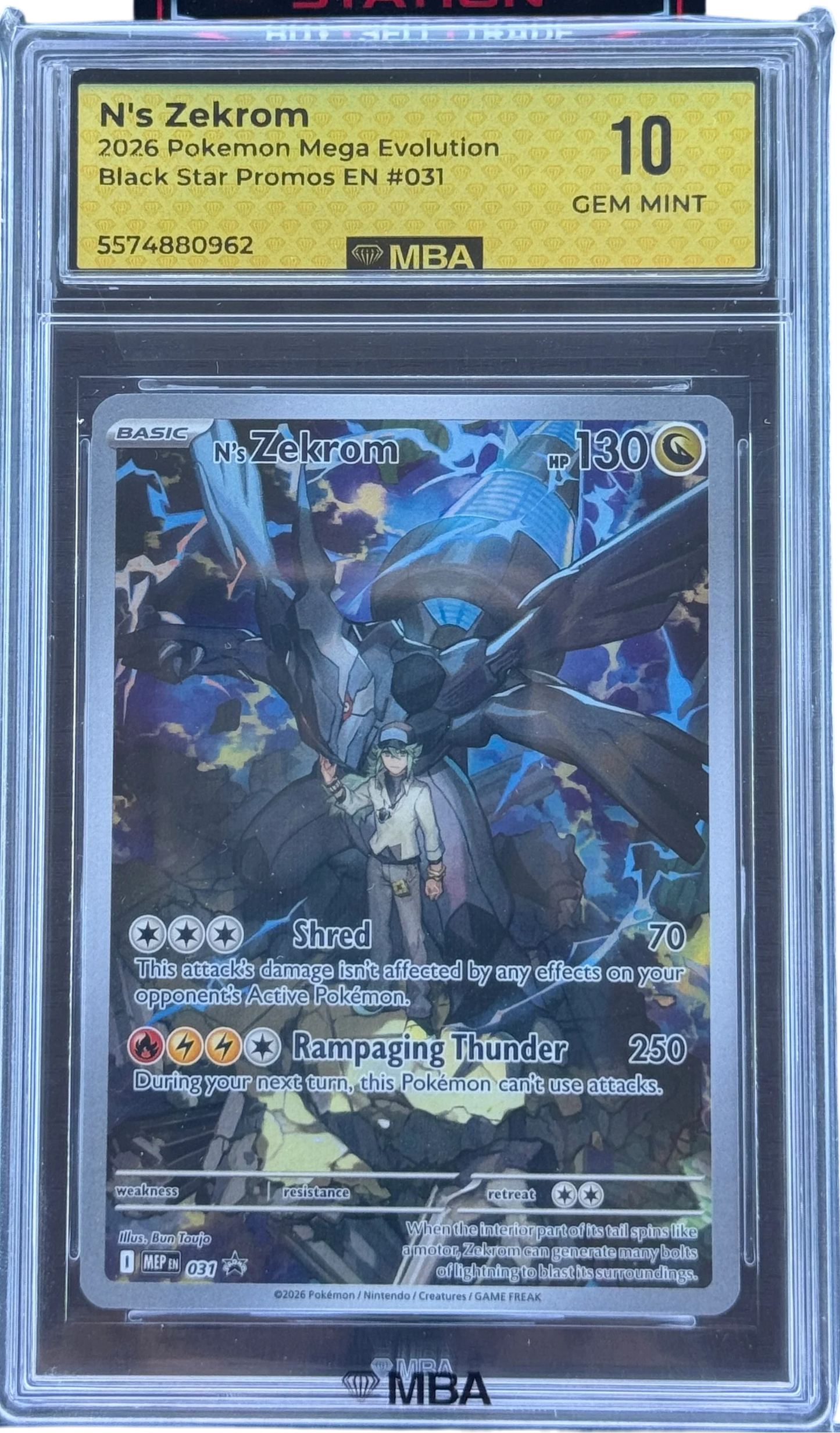N's Zekrom - 031 - ME: Mega Evolution Promo (MEP) MBA 10 — normalized