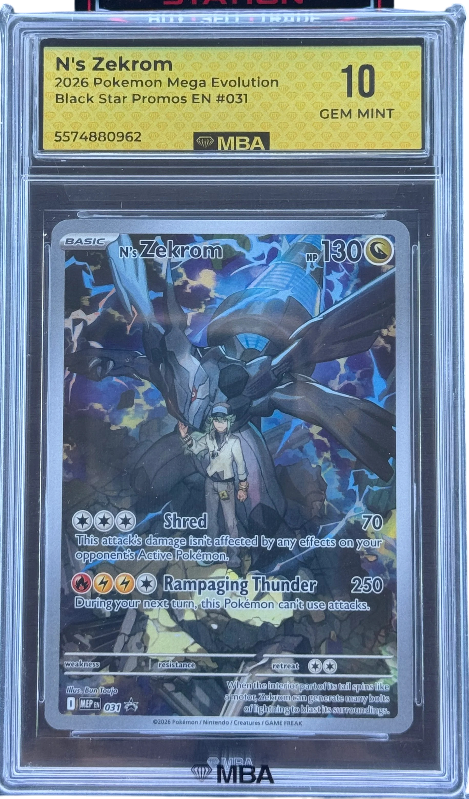 N's Zekrom - 031 - ME: Mega Evolution Promo (MEP) MBA 10 — normalized