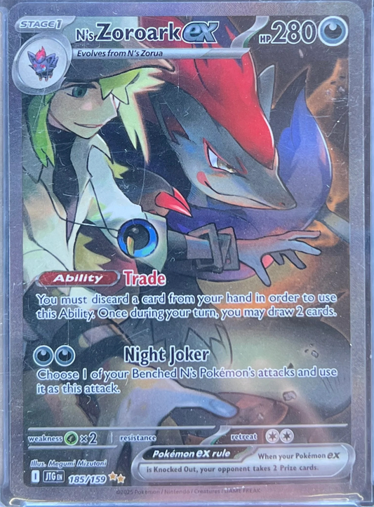 N's Zoroark ex - 185/159 - SV09: Journey Together (JTG) — normalized