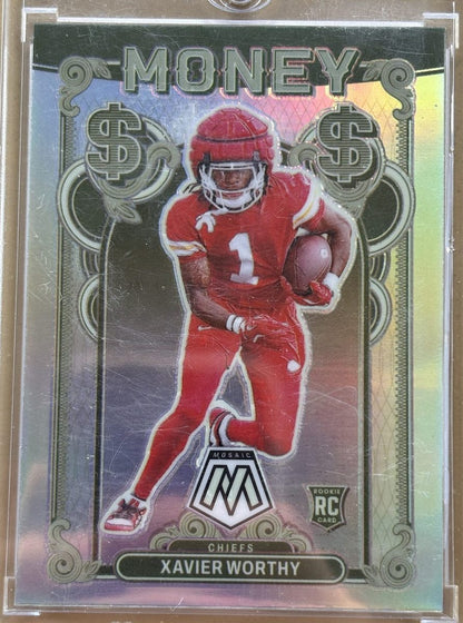 Panini 2024 Mosaic Xavier Worthy #4 Money RC
