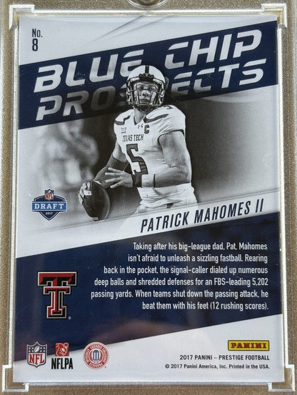 Panini 2017 Prestige Patrick Mahomes II #8