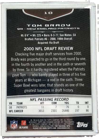 Bowman 2009 Chrome Tom Brady #10