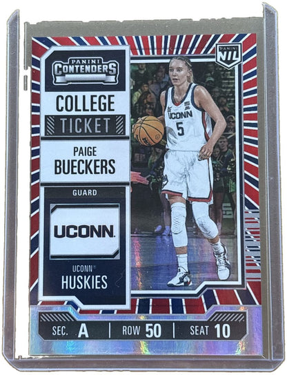 Panini 2024-25’ Contenders College Ticket Red, White, and Blue Paige Bueckers