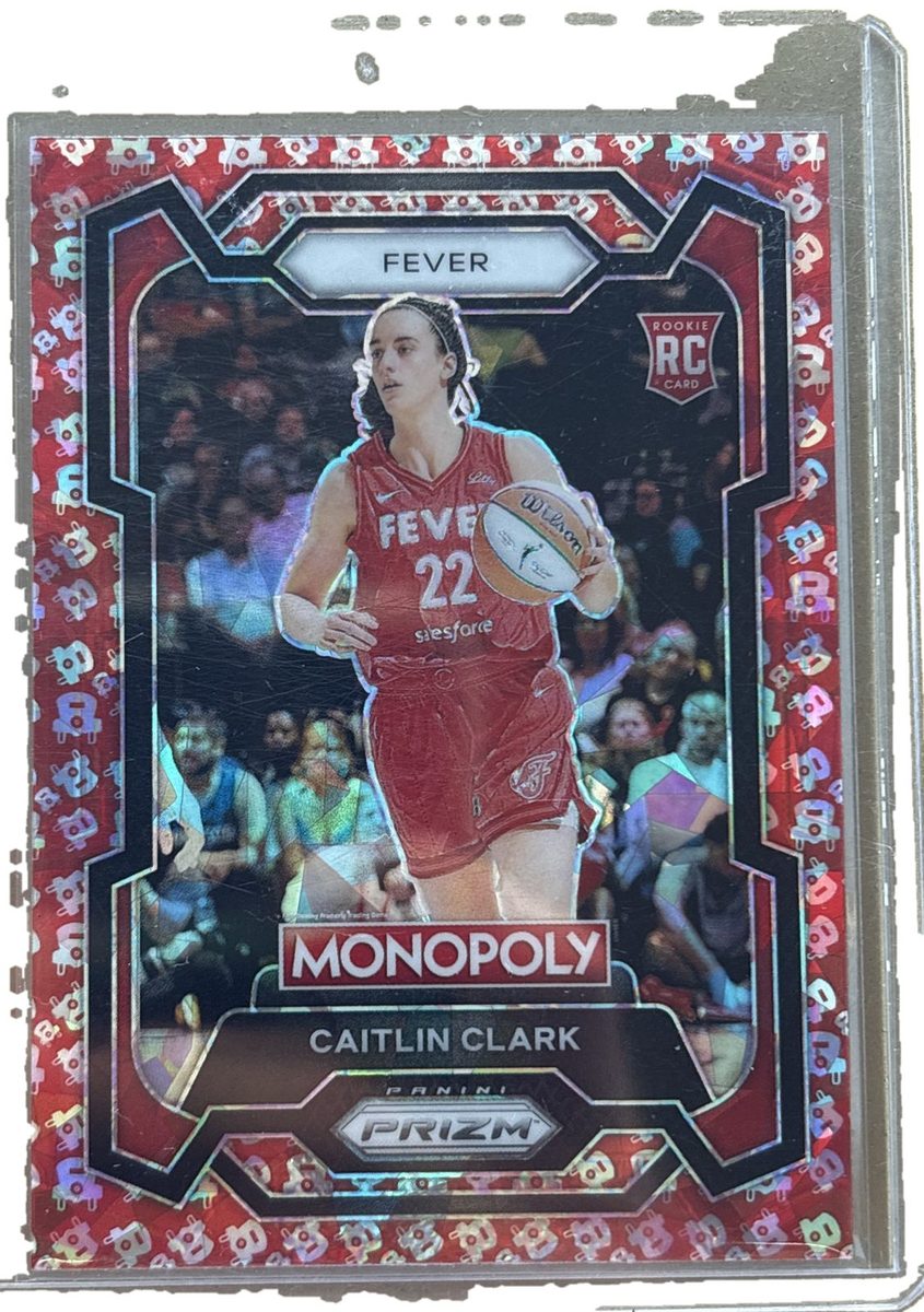 Panini 2024 Prizm Caitlin Clark Free Parking Cracked Ice RC