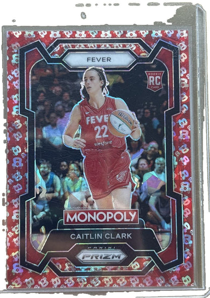 Panini 2024 Prizm Caitlin Clark Free Parking Cracked Ice RC