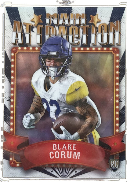 Topps 2024 Main Attraction SSP Blake Corum #MA-4 RC