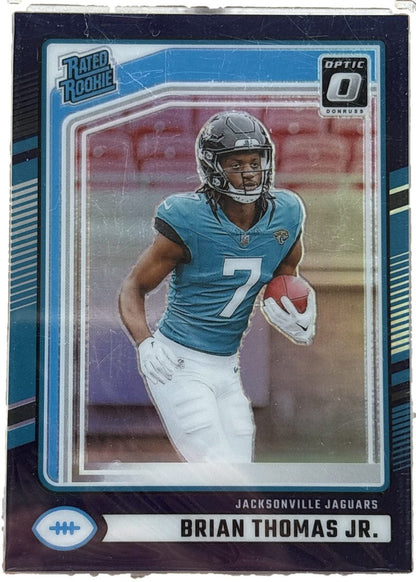 Panini 2024 Optic Brian Thomas JR. #313 Purple Preview Holo