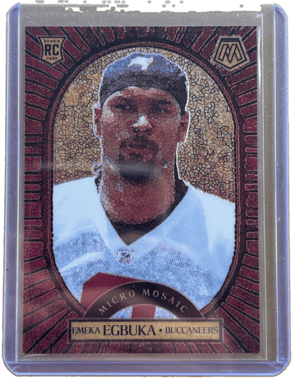 Panini 2025 Mosaic Micro Mosaic SSP Emeka Egbuka #2 RC