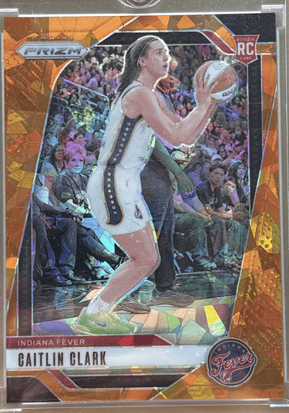 Panini 2024 Prizm Caitlin Clark #22 Orange Ice Prizm RC