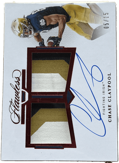 Panini 2021 Flawless Chase Claypool #DPA-CC /15