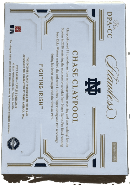 Panini 2021 Flawless Chase Claypool #DPA-CC /15