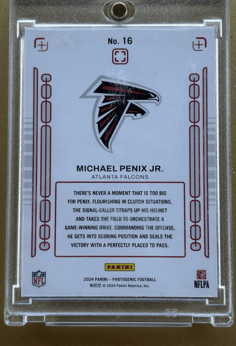 Panini 2024 Rookie Pix Orange /25 Michael Penix JR. #16 RC