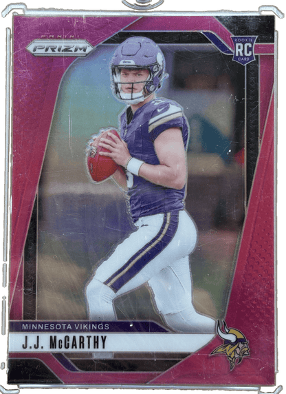 Panini 2024 Prizm J.J. McCarthy #400 Pink Prizm RC