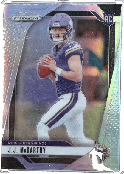 Panini 2024 Prizm J.J. McCARTHY #400 Silver Prizm RC