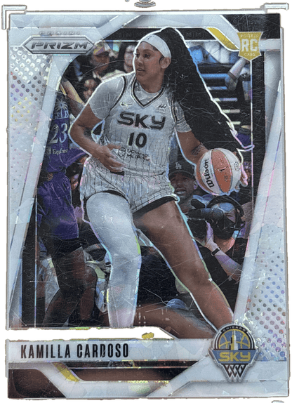 Panini 2024 White Ics Prizm /35 Kamilla Cardoso #93 RC