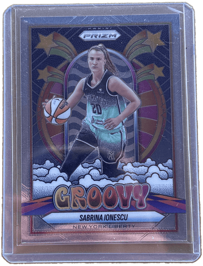 Panini 2025 Prizm Groovy Sabrina Ionescu #9