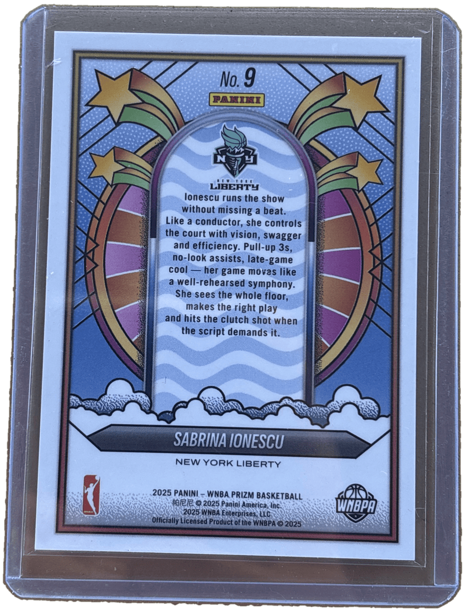 Panini 2025 Prizm Groovy Sabrina Ionescu #9