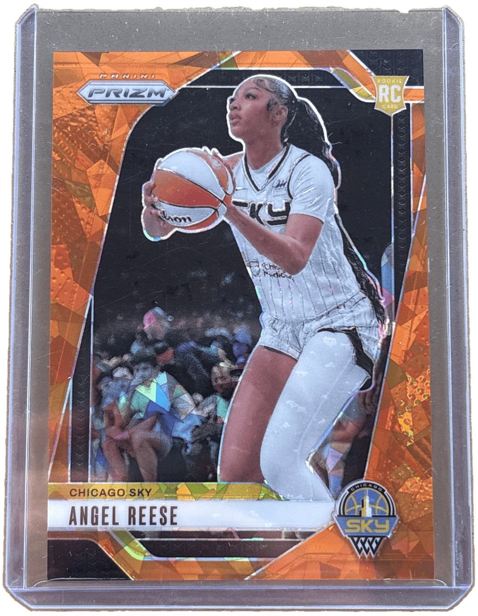 Panini 2024 Orange Ice Prizm Angel Reese #10 RC