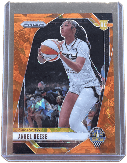 Panini 2024 Orange Ice Prizm Angel Reese #10 RC