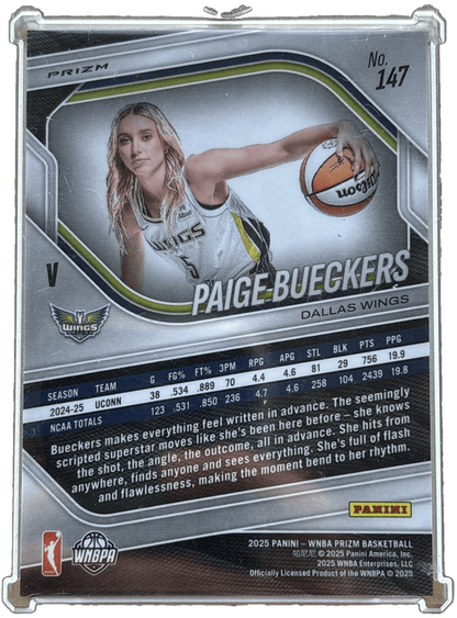 Panini 2025 Green Prizm Paige Bueckers #147 RC