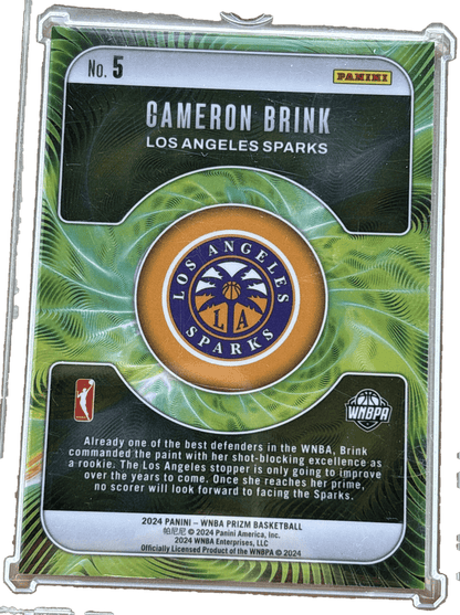 Panini 2024 Prizm Fractal Cameron Brink #5 RC