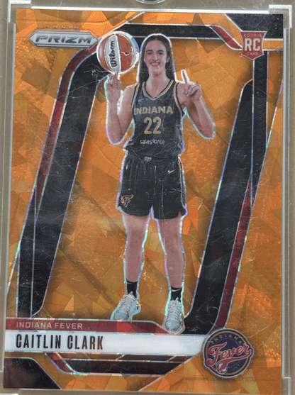 Panini 2024 Orange Ice Prizm Caitlin Clark #145