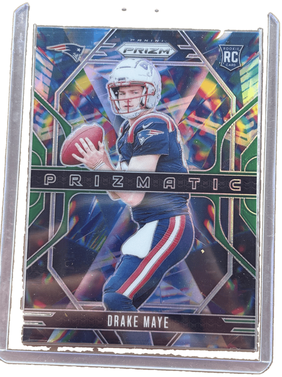 Panini 2024 Green Prizm Prismatic Drake Maye #2 RC