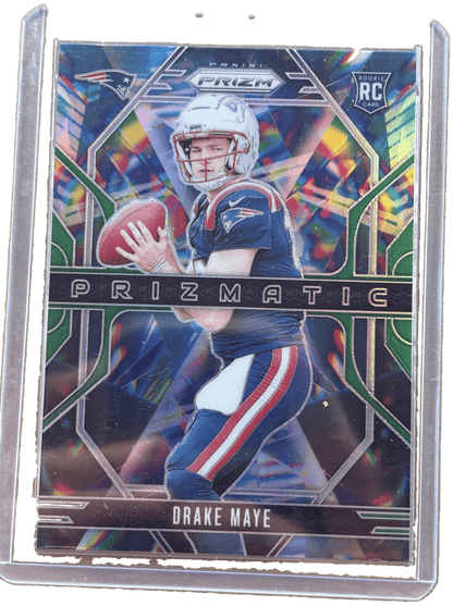 Panini 2024 Green Prizm Prismatic Drake Maye #2 RC